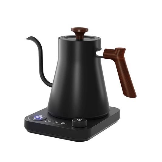 Electric Gooseneck Kettle with LCD & Auto Shut Off, 0.9l